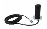 Compact waterproof omnidirectional active RFID antenna