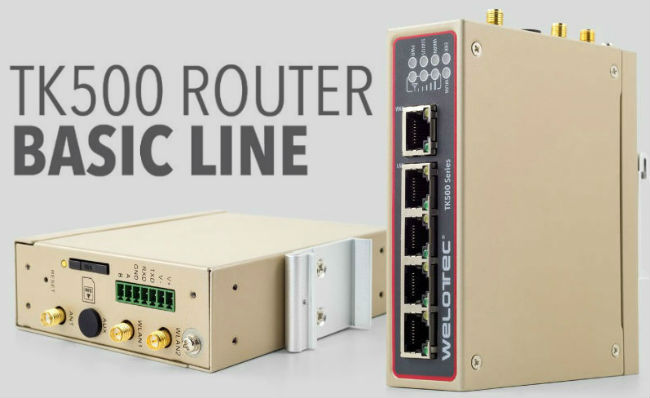 Router cellulari industriali - Welotec serie TK500 - Sartelco Sistemi srl